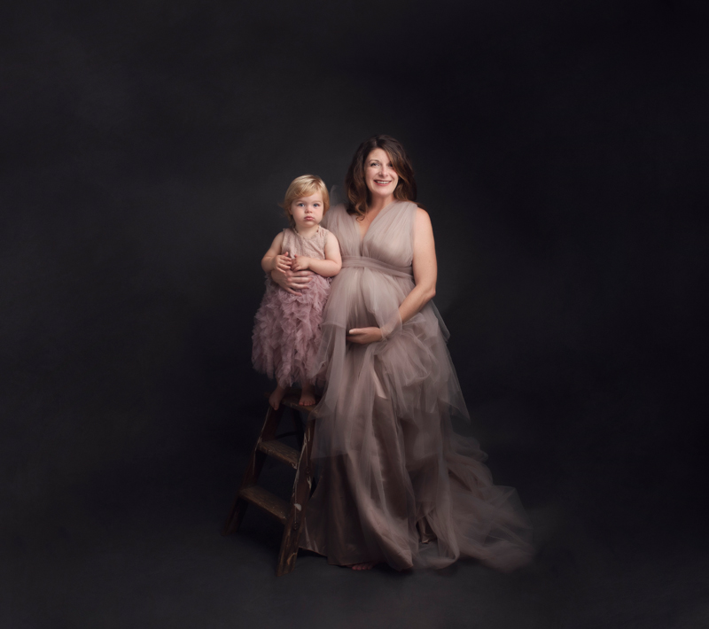 grand rapids michigan fine art mother and daughter maternity photography