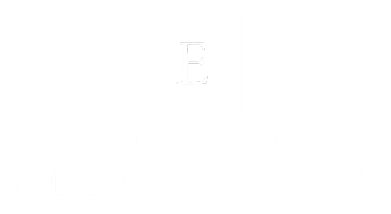 Ellie Burke Newborn & Maternity Photography Logo in white